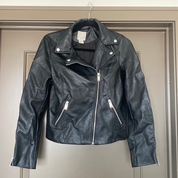Jackets & Coats Hm Black Leather Jacket Poshmark